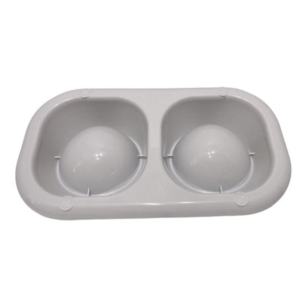 Raised Double Bowl Dog/Cat Feeder